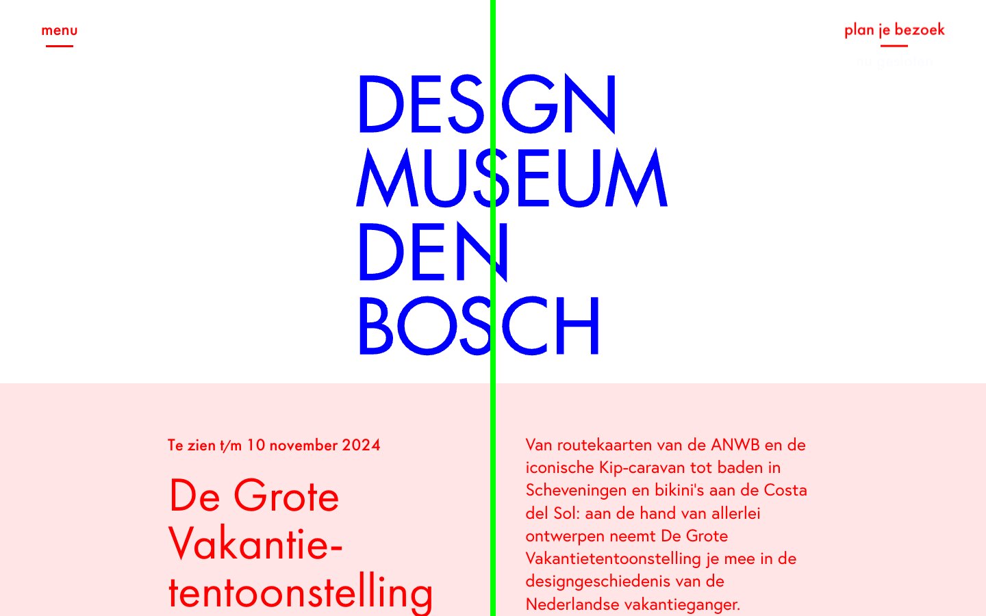 The original home page